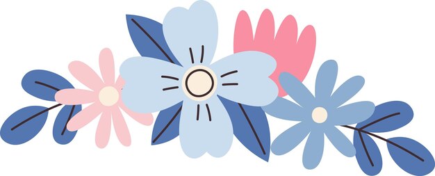 Corona de flores