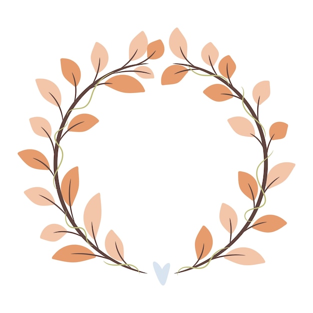Corona de follaje abstracto ilustración vectorial