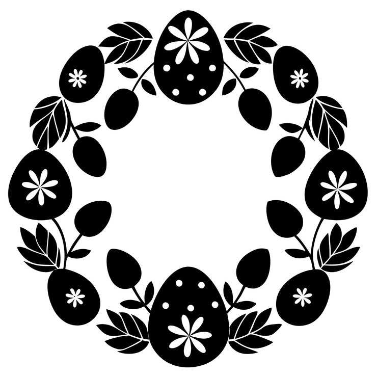 Corona de huevo de Pascua