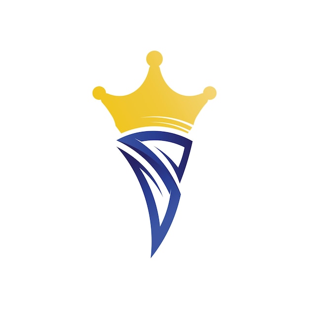 Corona Logo rey logo reina logo princesa Plantilla vector icono ilustración diseño imperial real y éxito logo negocio