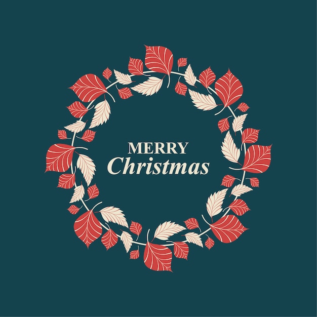 La corona de Navidad