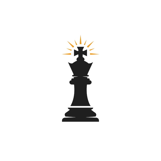La corona del rey de ajedrez