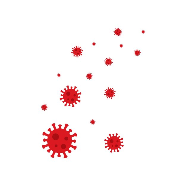 Coronavirus covid19 plantilla de vector de pandemia global