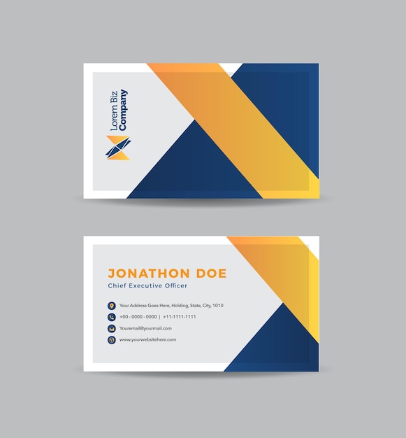 Corporate Business Card Design or Visiting Card And Personal Business Card 