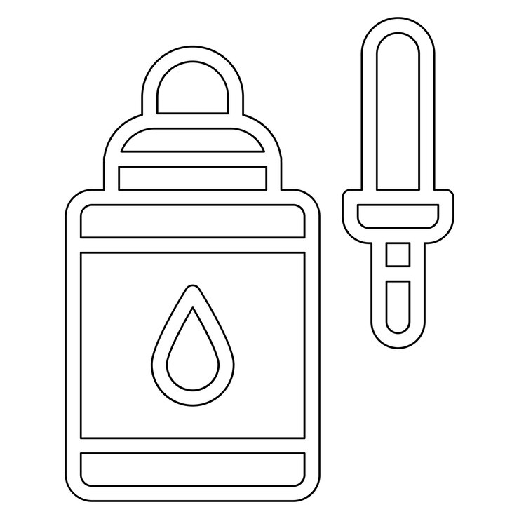 Vector corrección ilustración del icono vectorial de fluidos del conjunto de iconos de papelería de oficina