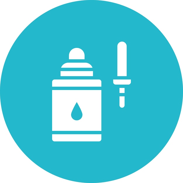 Corrección Ilustración del icono vectorial de fluidos del conjunto de iconos de papelería de oficina