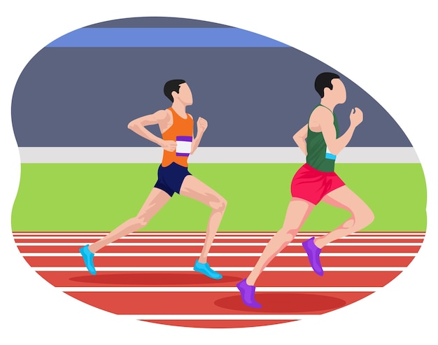 Correr en una carrera