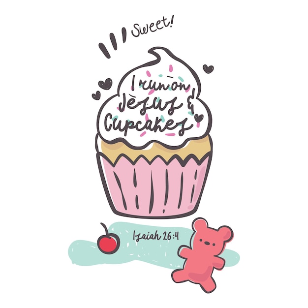 corro en cupcakes