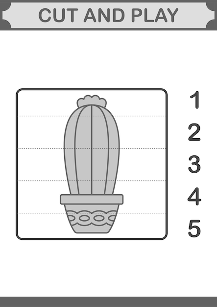 Corta y juega con cactus