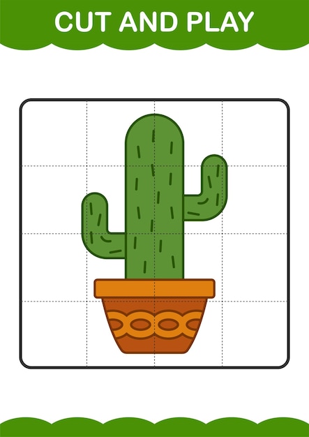 Corta y juega con cactus
