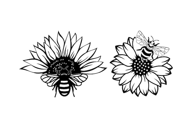 Corte por láser de haces de abeja de girasol en capas 3D
