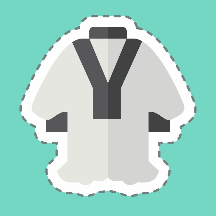 Vector el corte de la línea adhesiva mishlah relacionado con el símbolo de qatar ilustración simple