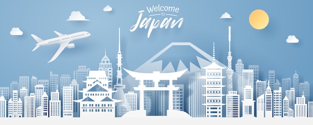 Corte de papel de hito de Japón