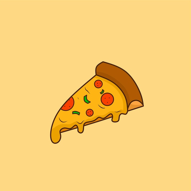 El corte de la pizza.