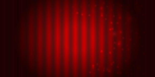 Cortinas teatrales rojas de lujo cerradas ilustración vectorial