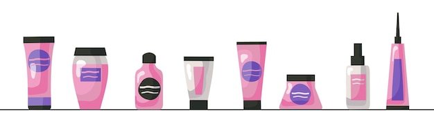 Cosmética orgánica Conjunto de un producto para el cuidado de la piel.