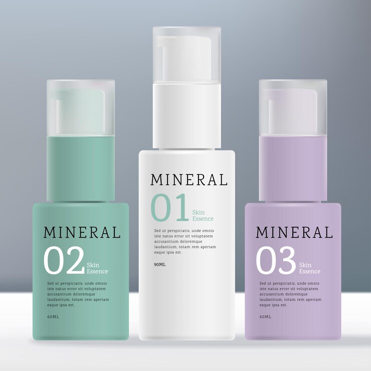 Cosméticos de belleza o frasco dispensador de suero para el cuidado de la salud con tapa mate Acabado mate