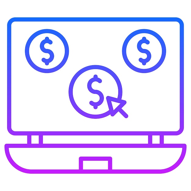 Costo por clic de la ilustración vectorial