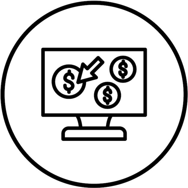 Costo de diseño vectorial por estilo de icono de clic