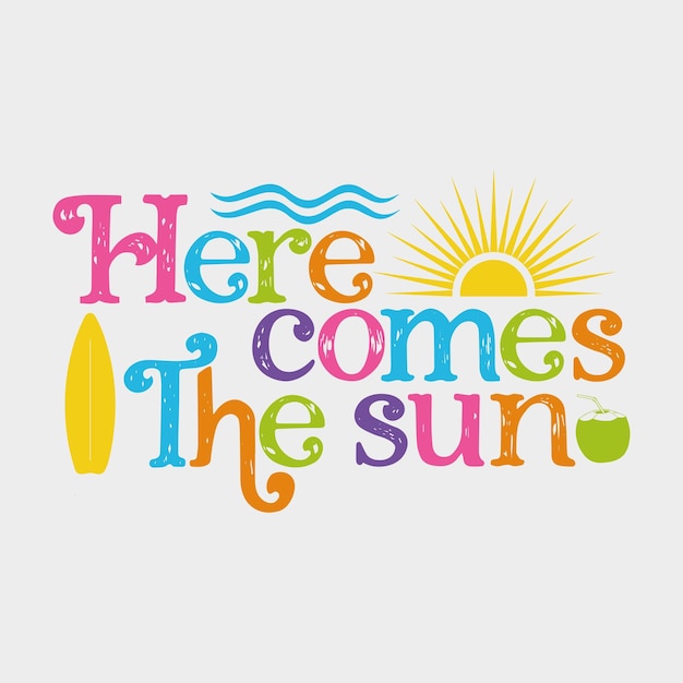 Cotizaciones de verano Diseño SVG