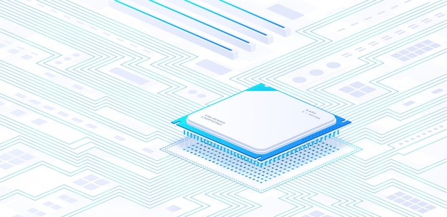 Cpu socket cartel blanco hardware y parte de la computadora tecnologías modernas e innovaciones aterrizaje