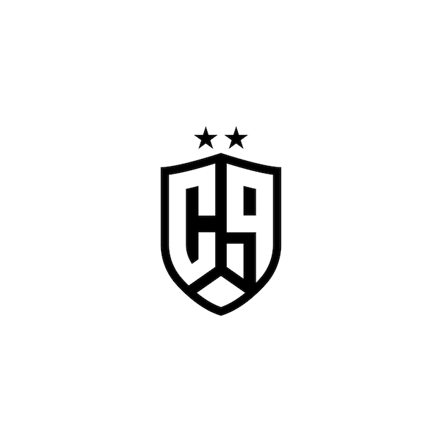 CQ monograma logotipo diseño carta texto nombre símbolo monocromo logotipo alfabeto carácter simple logotipo