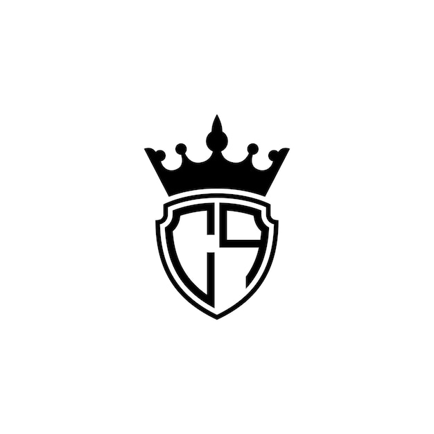 CQ monograma logotipo diseño carta texto nombre símbolo monocromo logotipo alfabeto carácter simple logotipo