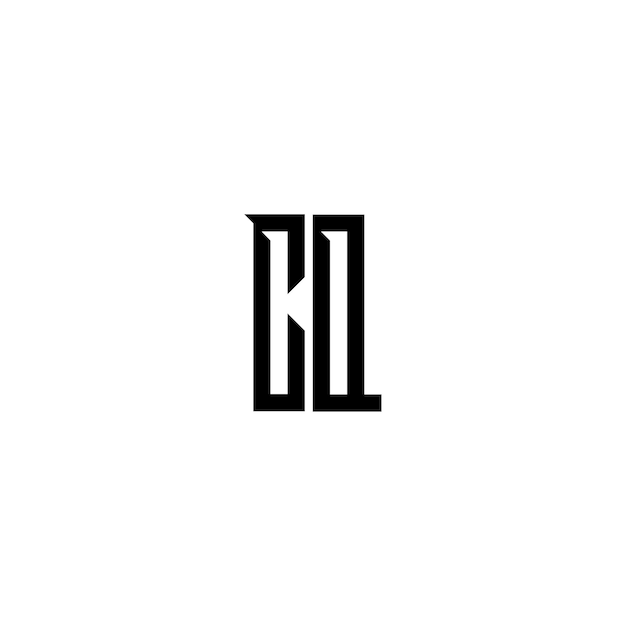 CQ monograma logotipo diseño carta texto nombre símbolo monocromo logotipo alfabeto carácter simple logotipo