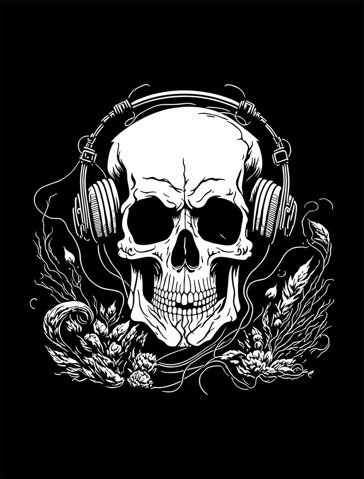 cráneo muerto ilustración 8