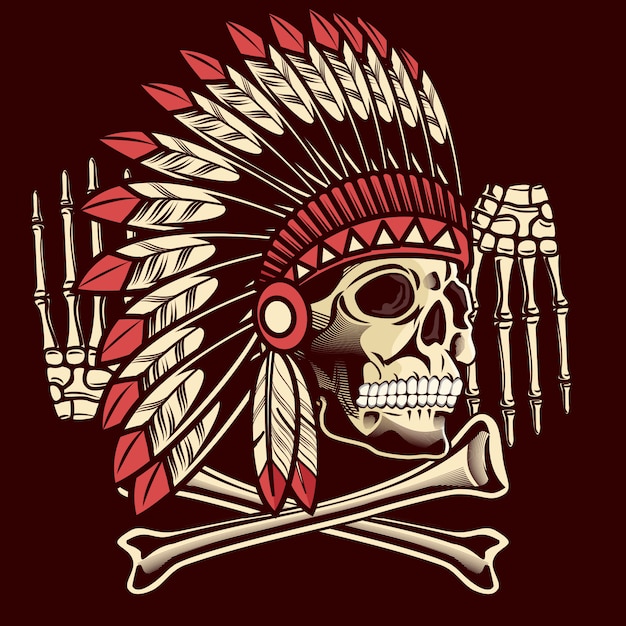 Cráneo del orgullo nativo