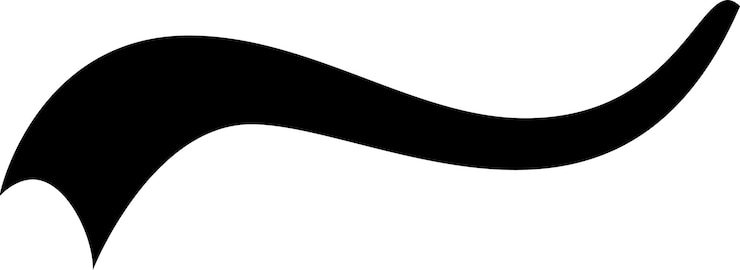Vector crea gráficos elegantes con este elemento de diseño de onda negra perfecto para agregar sofisticación a los proyectos deja que tu creatividad fluya con este elemento moderno y versátil