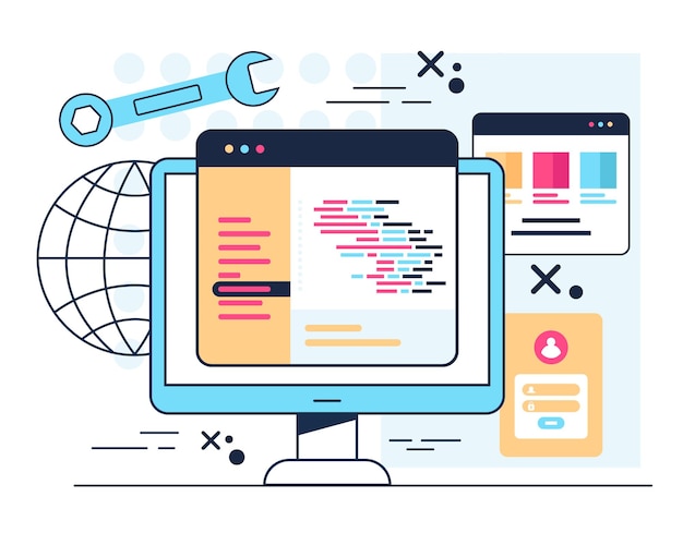 Creación del concepto de proceso de código html del programa