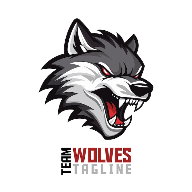 Creación de las variaciones y estilos del vector del logotipo del lobo perfecto