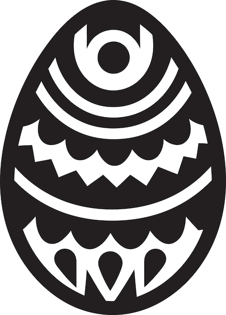 Creaciones artísticas vectoriales divertidas de huevos de pascua