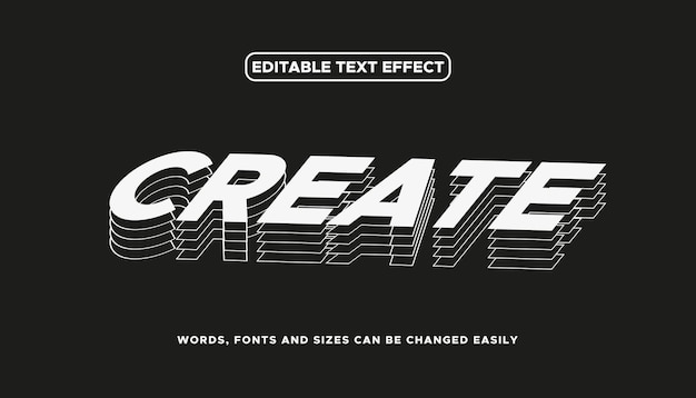 Crear efecto de texto editable urbano