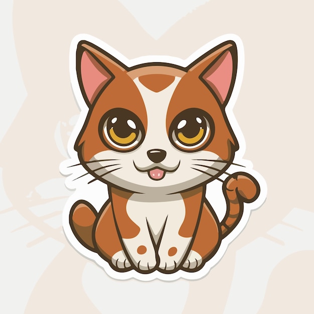 Crear una ilustración vectorial para animales con pegatinas