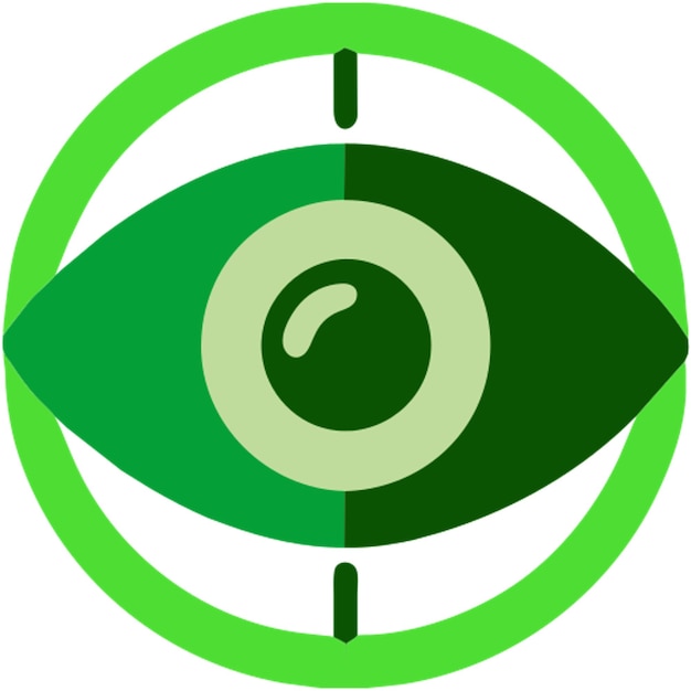 Vector crear una imagen de un icono de ojo