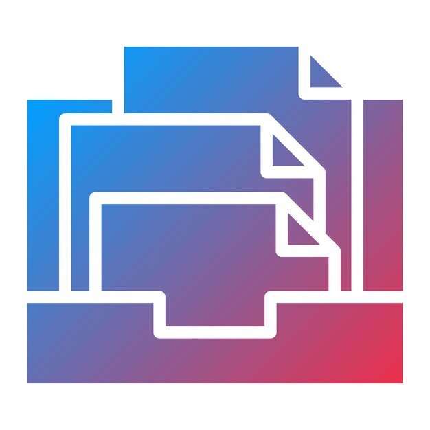 Crear imagen vectorial de icono de archivo Se puede usar para documentos y archivos