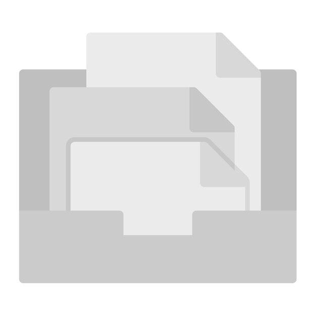 Crear imagen vectorial de icono de archivo Se puede usar para documentos y archivos