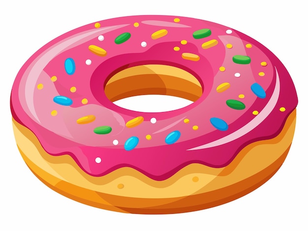 Crear una imagen visualmente llamativa de una rosquilla con un efecto de fumar en el fondo