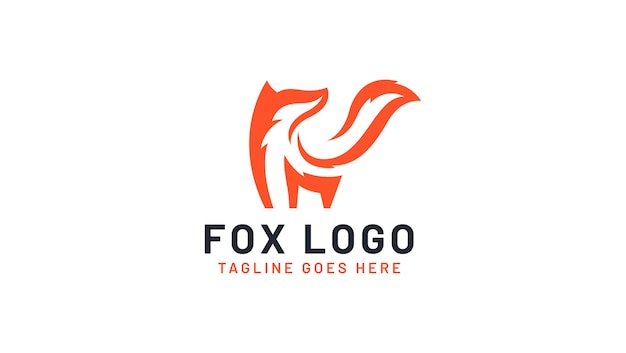 Creative fox logo símbolo vector diseño ilustración