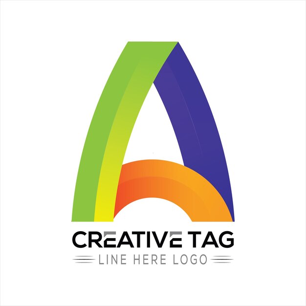 Creative A Letter Logo for Branding and Presentation