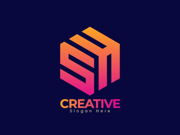 Creative Modern Company Letter S y H Logo Design, Unique Logo Concept y Premium Vector.