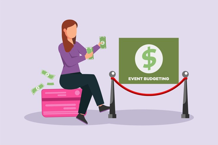 Vector creatividad de programación de eventos concepto de gestión de eventos ilustración vectorial plana de color aislada
