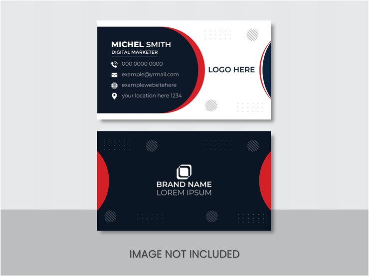 Creativo Moderno Elegante Mínimo Profesional Diseño abstracto Empresa corporativa Tarjeta de visita redondeada