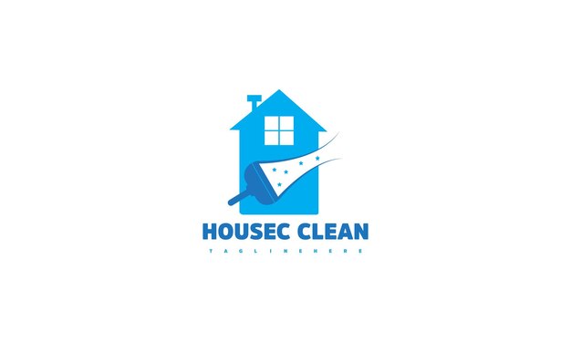 Creativo y moderno logotipo del servicio de limpieza