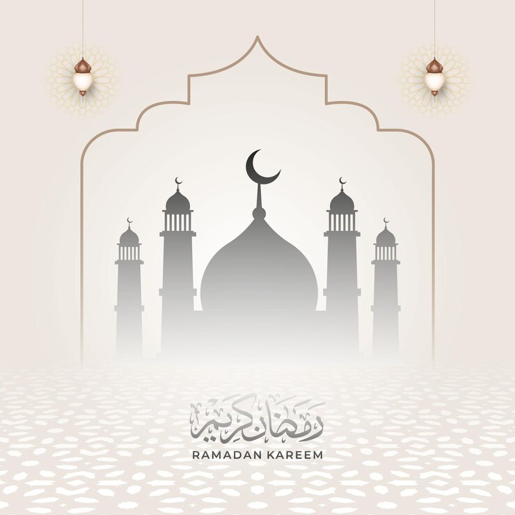 Creativo ramadan kareem plantilla de banner de las redes sociales