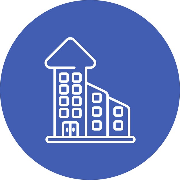 Crecer una imagen vectorial de icono de negocio Se puede usar para negocios basados en el hogar