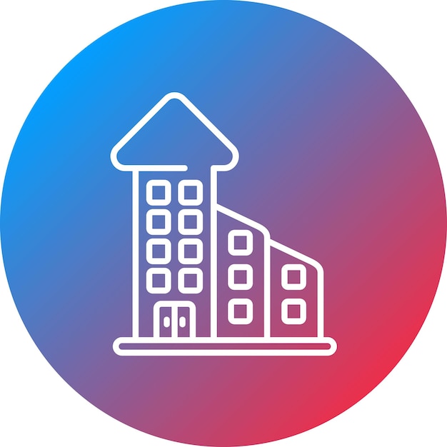 Crecer una imagen vectorial de icono de negocio Se puede usar para negocios basados en el hogar
