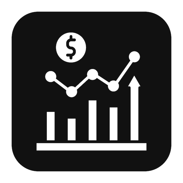 Crecimiento de un icono vectorial de negocios Se puede utilizar para el conjunto de iconos de negocios basados en el hogar